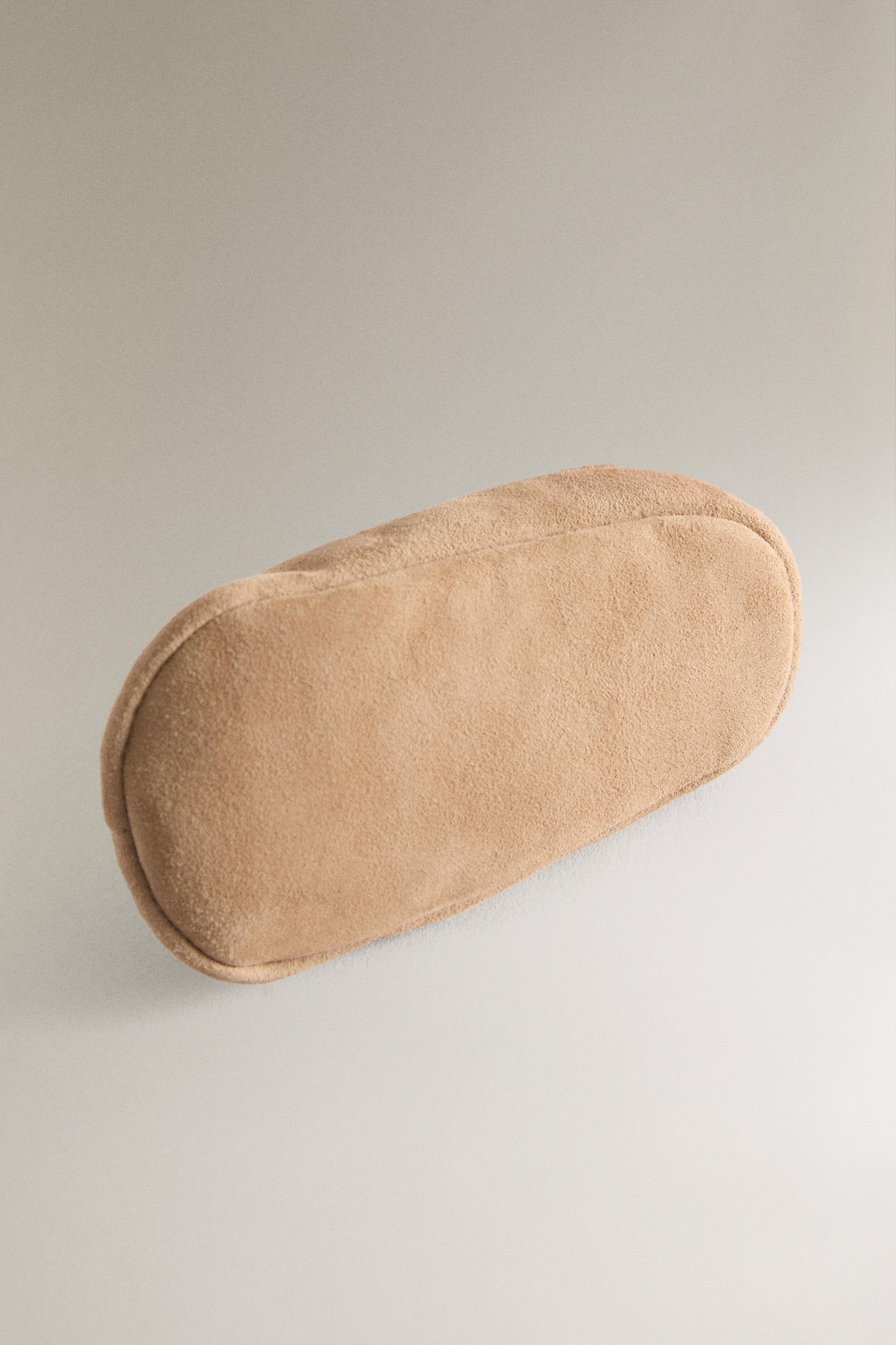 GATHERED LEATHER BALLERINA BOOTIES